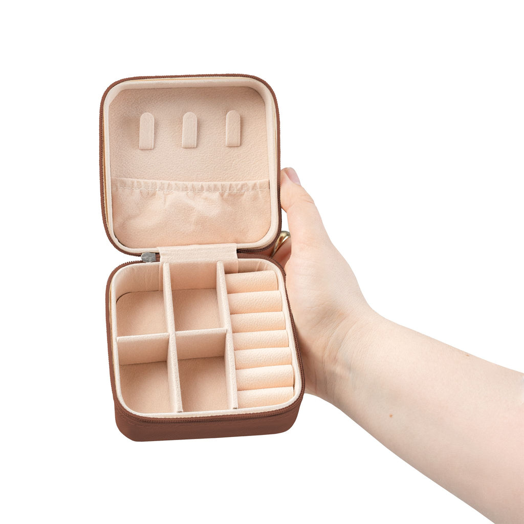Travel Jewelry Case | Compact Ring & Earring Organizer