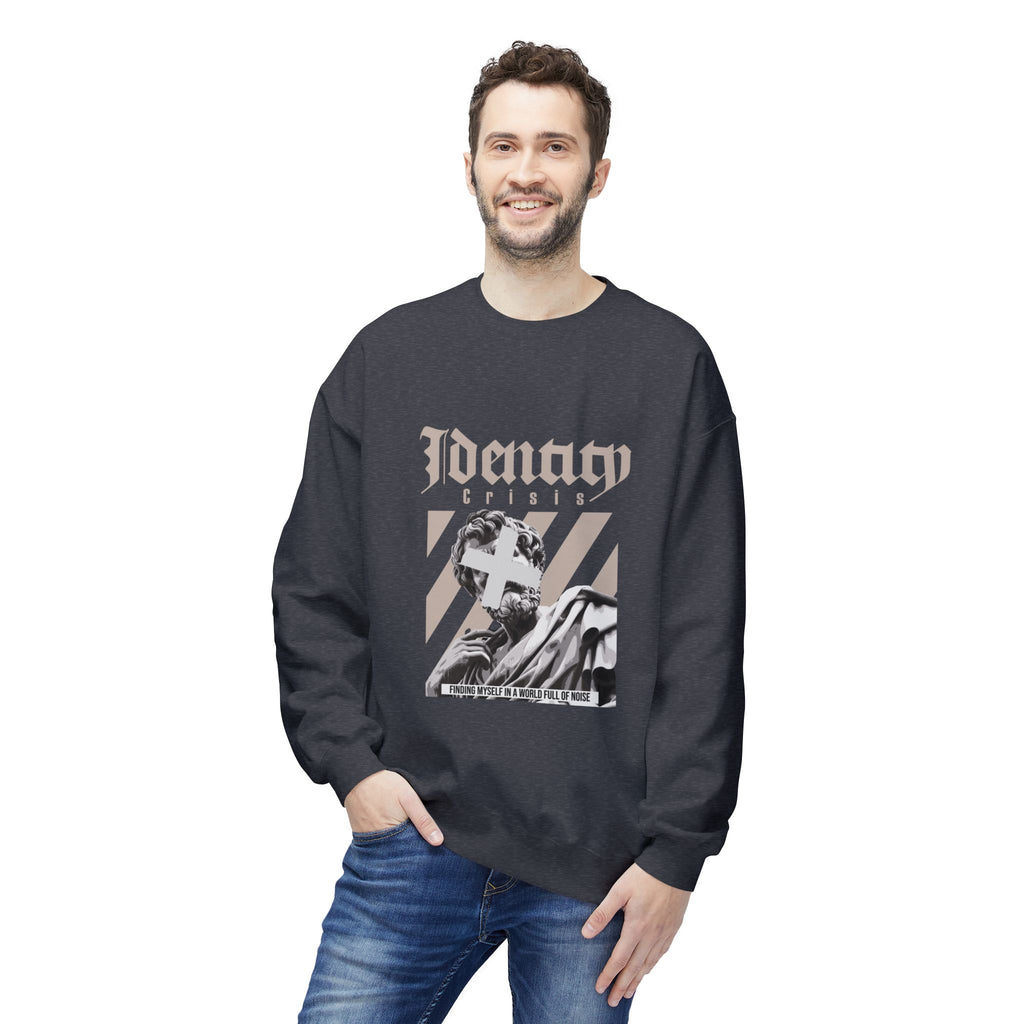 Gothic Statue Graphic Sweatshirt | Vintage Streetwear