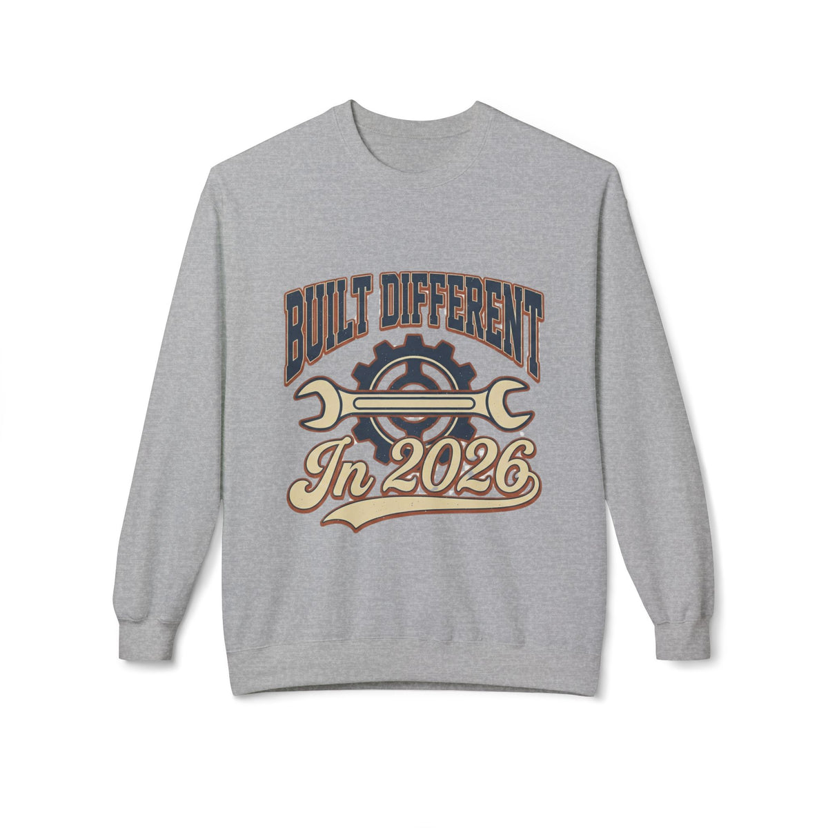 Built Different 2026 Mechanic Sweatshirt | Vintage Garage