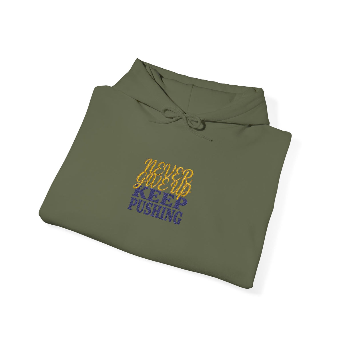 Keep Pushing Tiger Graphic Hoodie | Motivational Streetwear