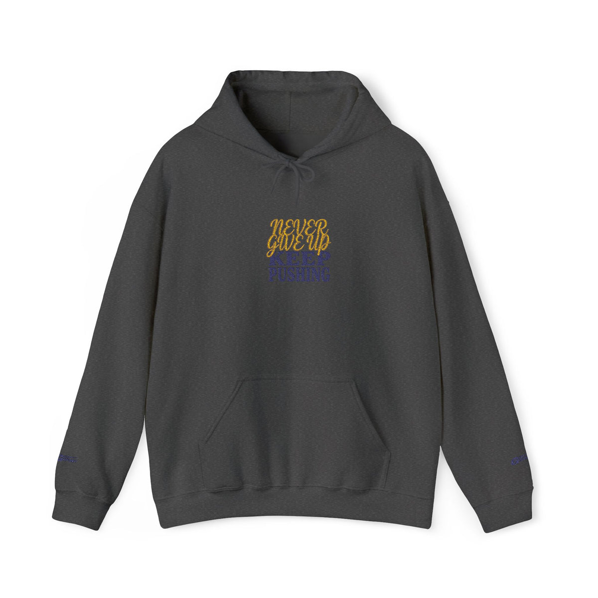 Keep Pushing Tiger Graphic Hoodie | Motivational Streetwear