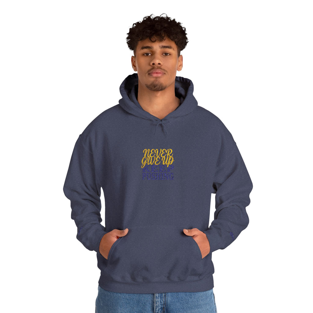 Keep Pushing Tiger Graphic Hoodie | Motivational Streetwear