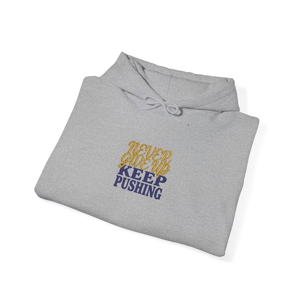 Keep Pushing Tiger Graphic Hoodie | Motivational Streetwear