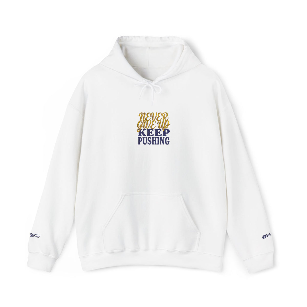 Keep Pushing Tiger Graphic Hoodie | Motivational Streetwear