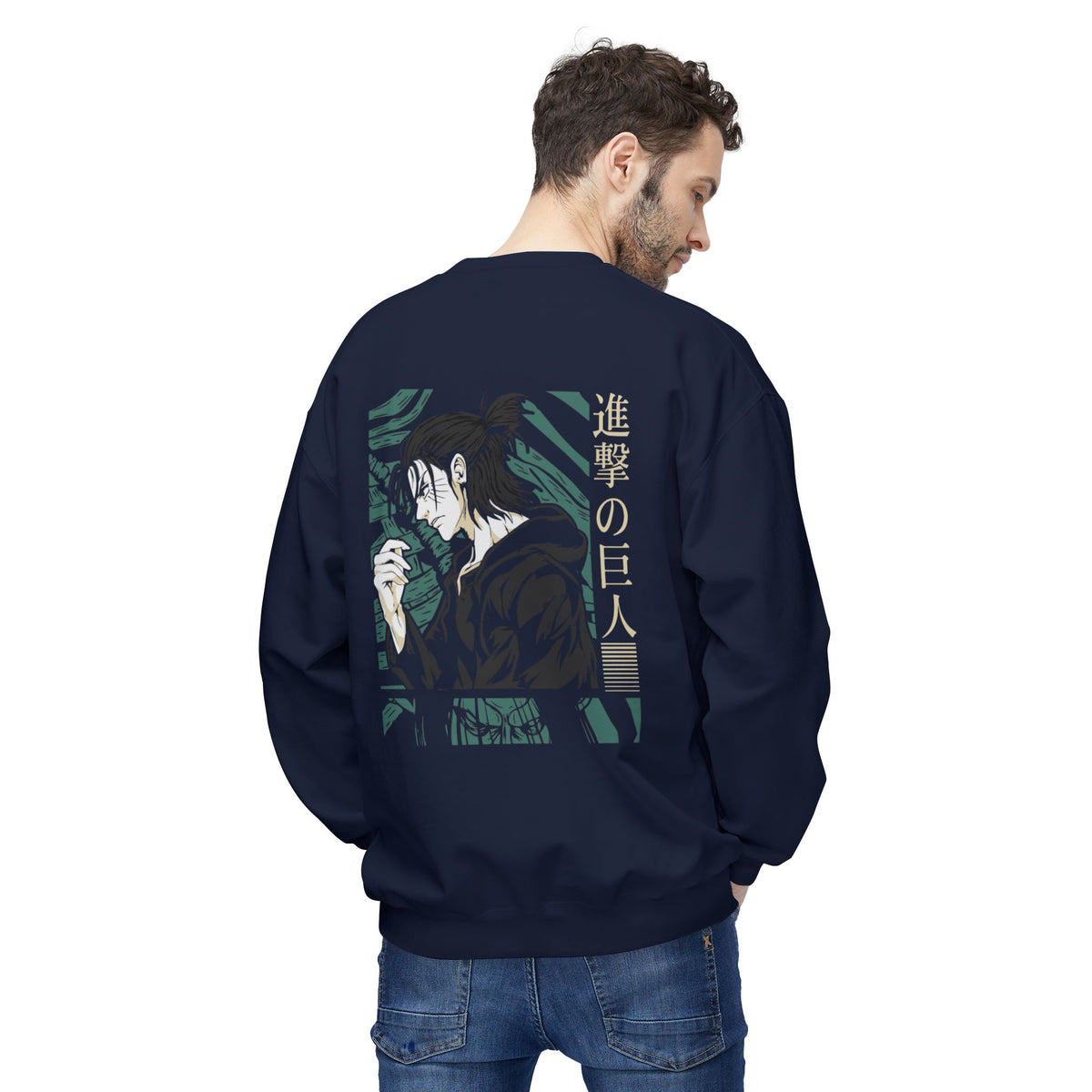 Levi Anime Graphic Crewneck Sweatshirt