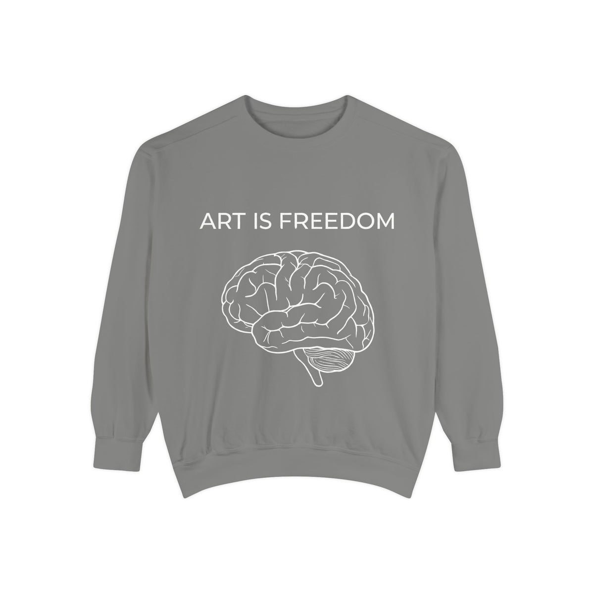 Unisex Garment-Dyed Sweatshirt | Premium Crewneck