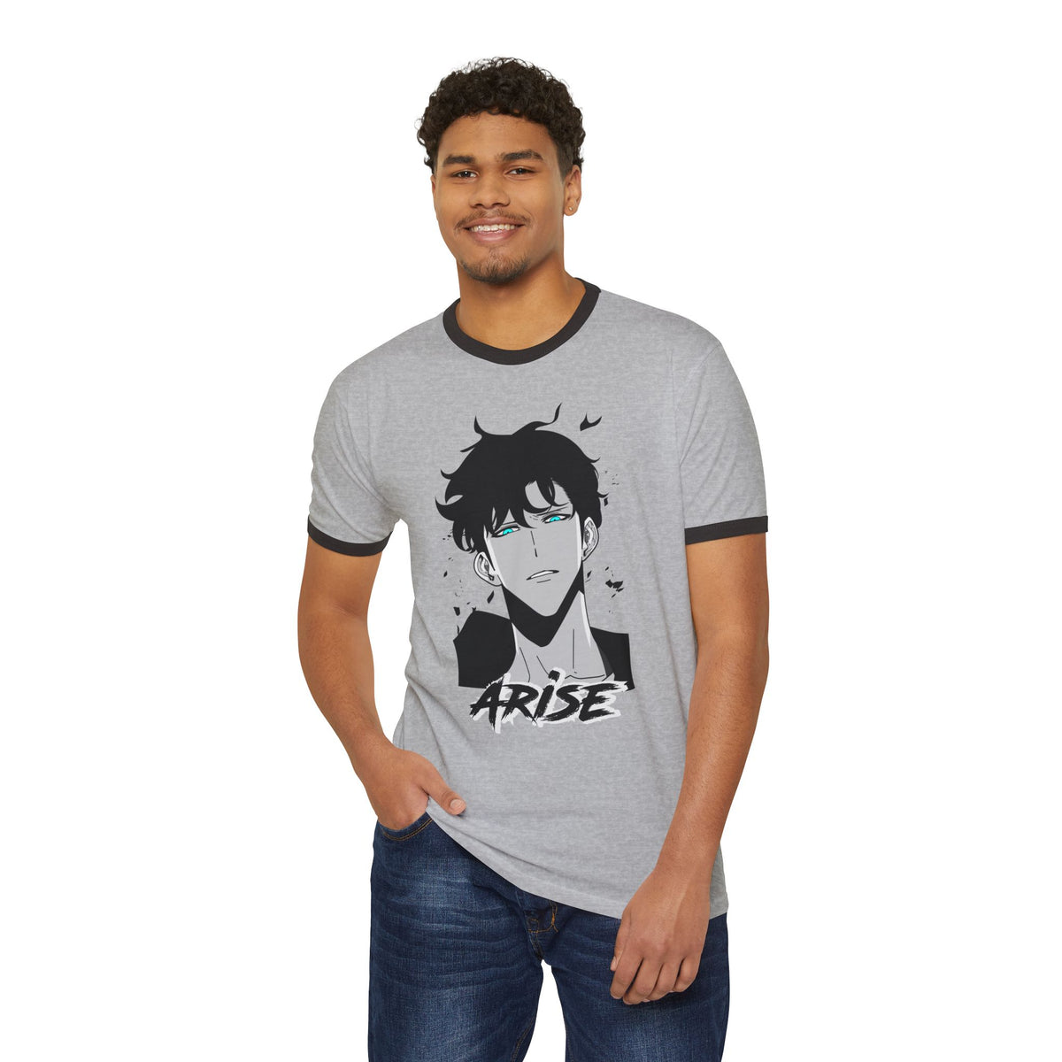 Anime Arise Graphic T-Shirt | Dark Anime Streetwear Tee
