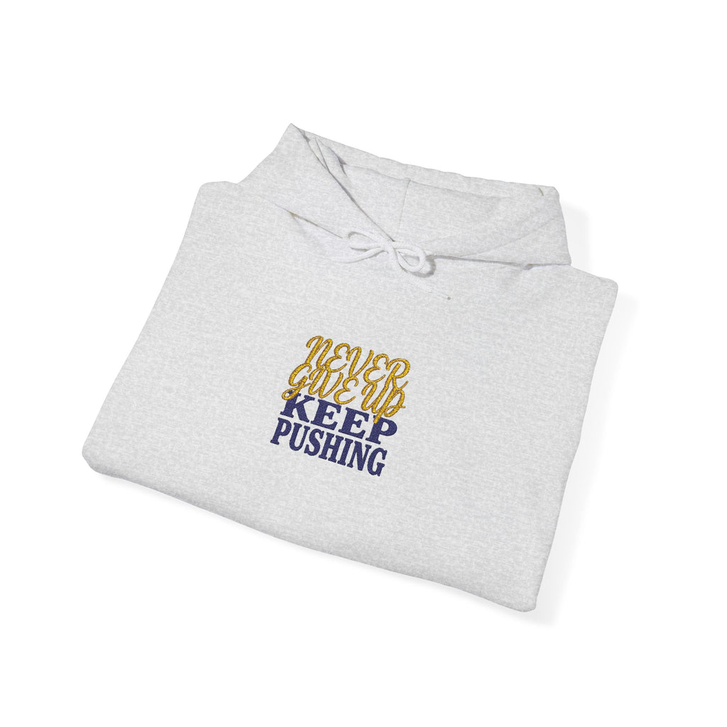 Keep Pushing Tiger Graphic Hoodie | Motivational Streetwear