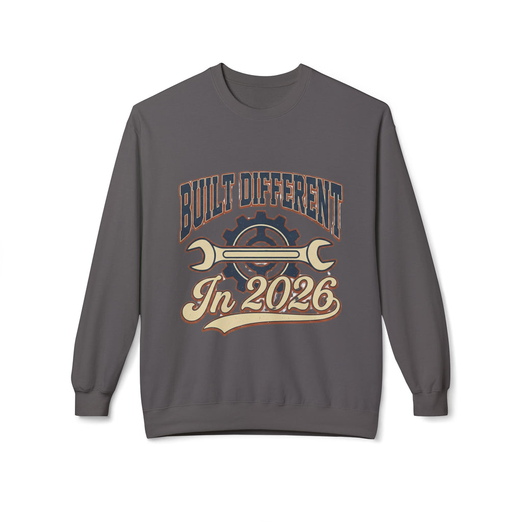 Built Different 2026 Mechanic Sweatshirt | Vintage Garage