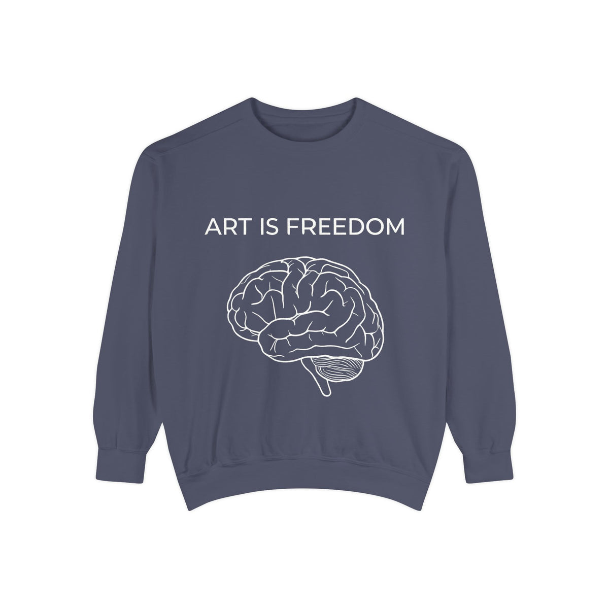 Unisex Garment-Dyed Sweatshirt | Premium Crewneck