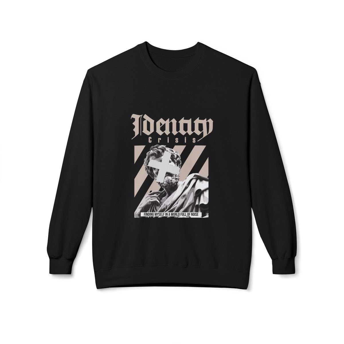 Gothic Statue Graphic Sweatshirt | Vintage Streetwear