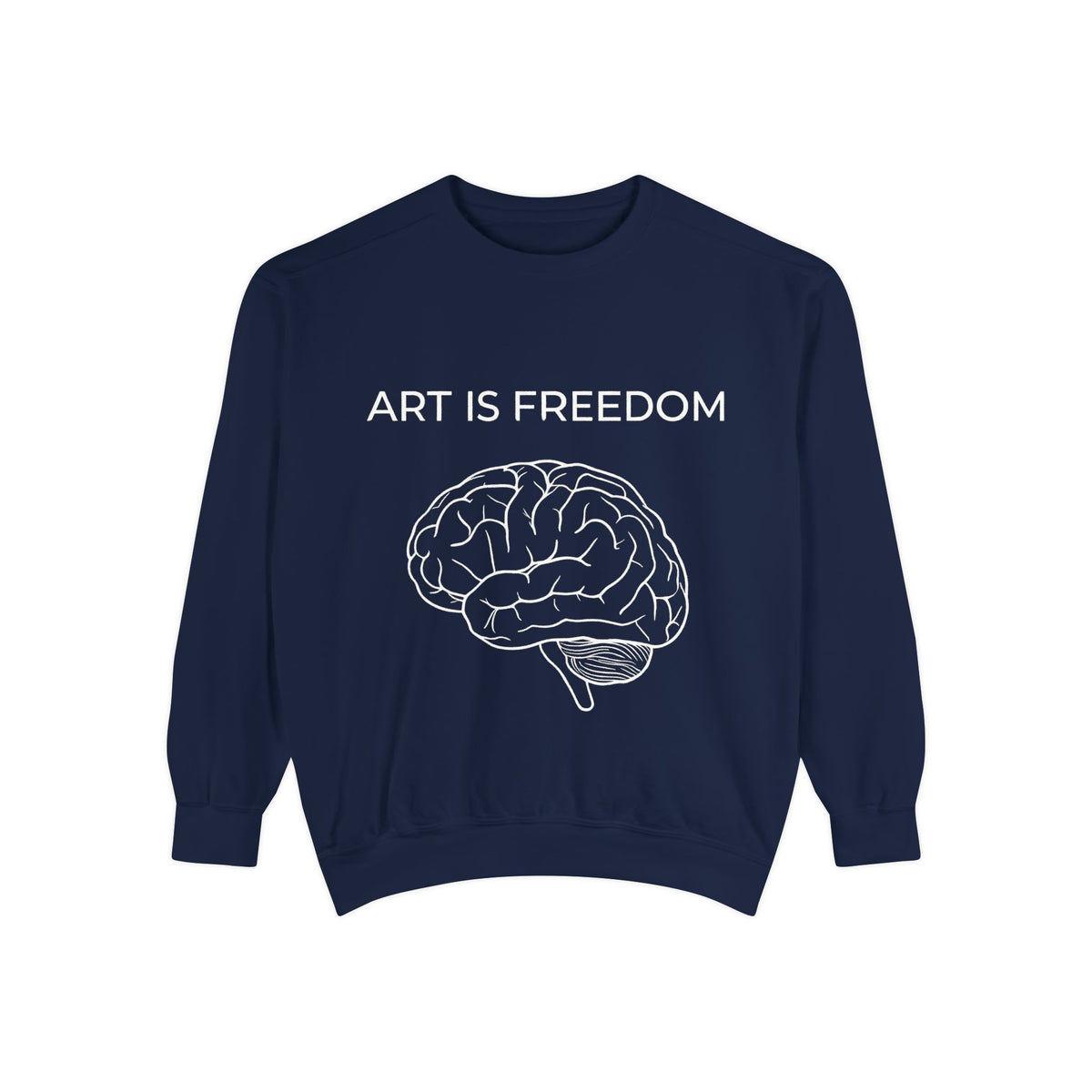 Unisex Garment-Dyed Sweatshirt | Premium Crewneck