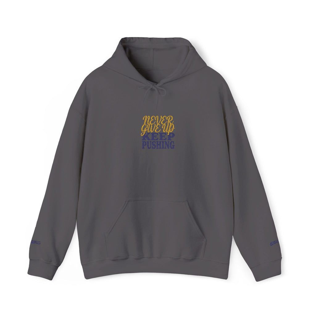 Keep Pushing Tiger Graphic Hoodie | Motivational Streetwear