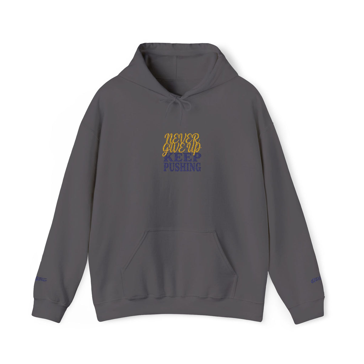 Keep Pushing Tiger Graphic Hoodie | Motivational Streetwear