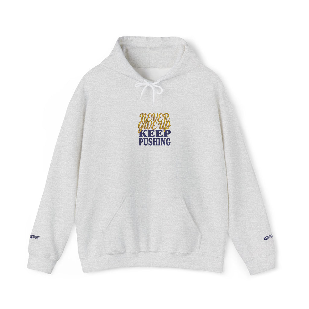 Keep Pushing Tiger Graphic Hoodie | Motivational Streetwear