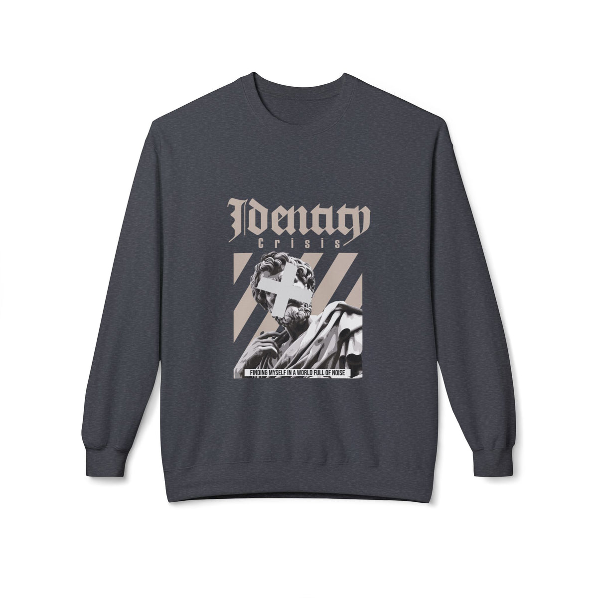 Gothic Statue Graphic Sweatshirt | Vintage Streetwear