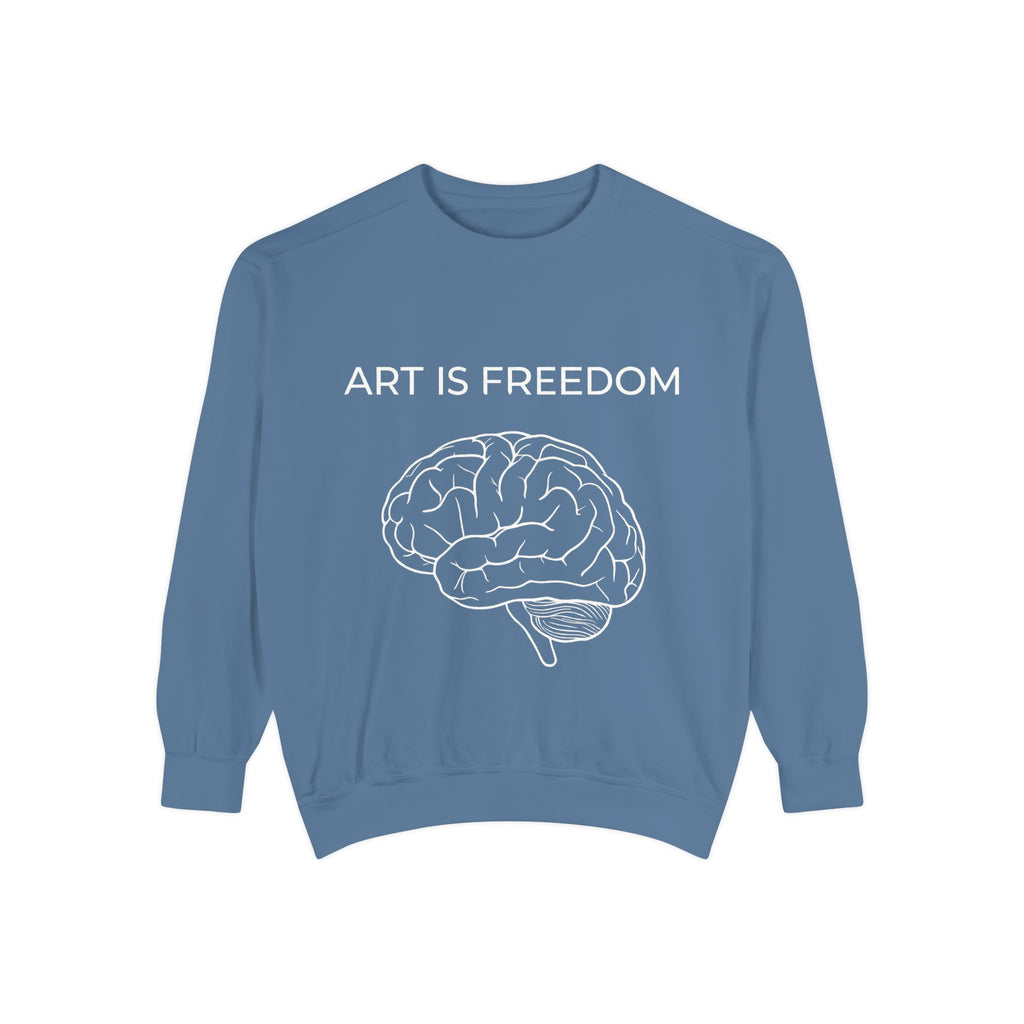 Unisex Garment-Dyed Sweatshirt | Premium Crewneck