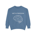 Unisex Garment-Dyed Sweatshirt | Premium Crewneck