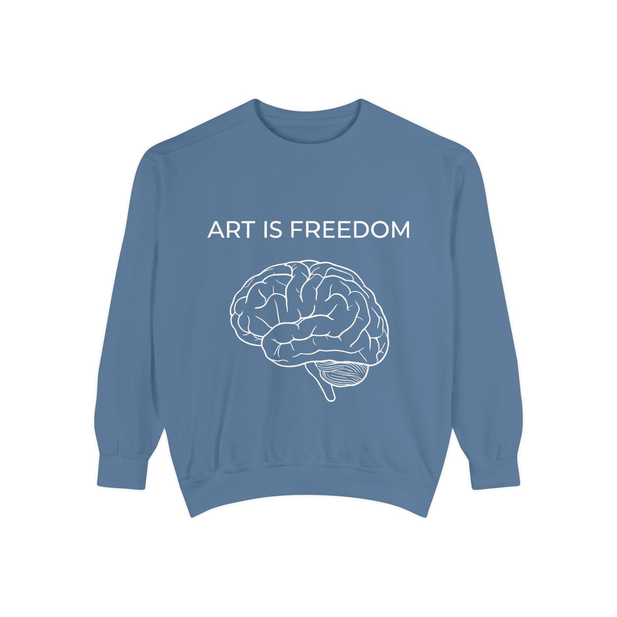 Unisex Garment-Dyed Sweatshirt | Premium Crewneck