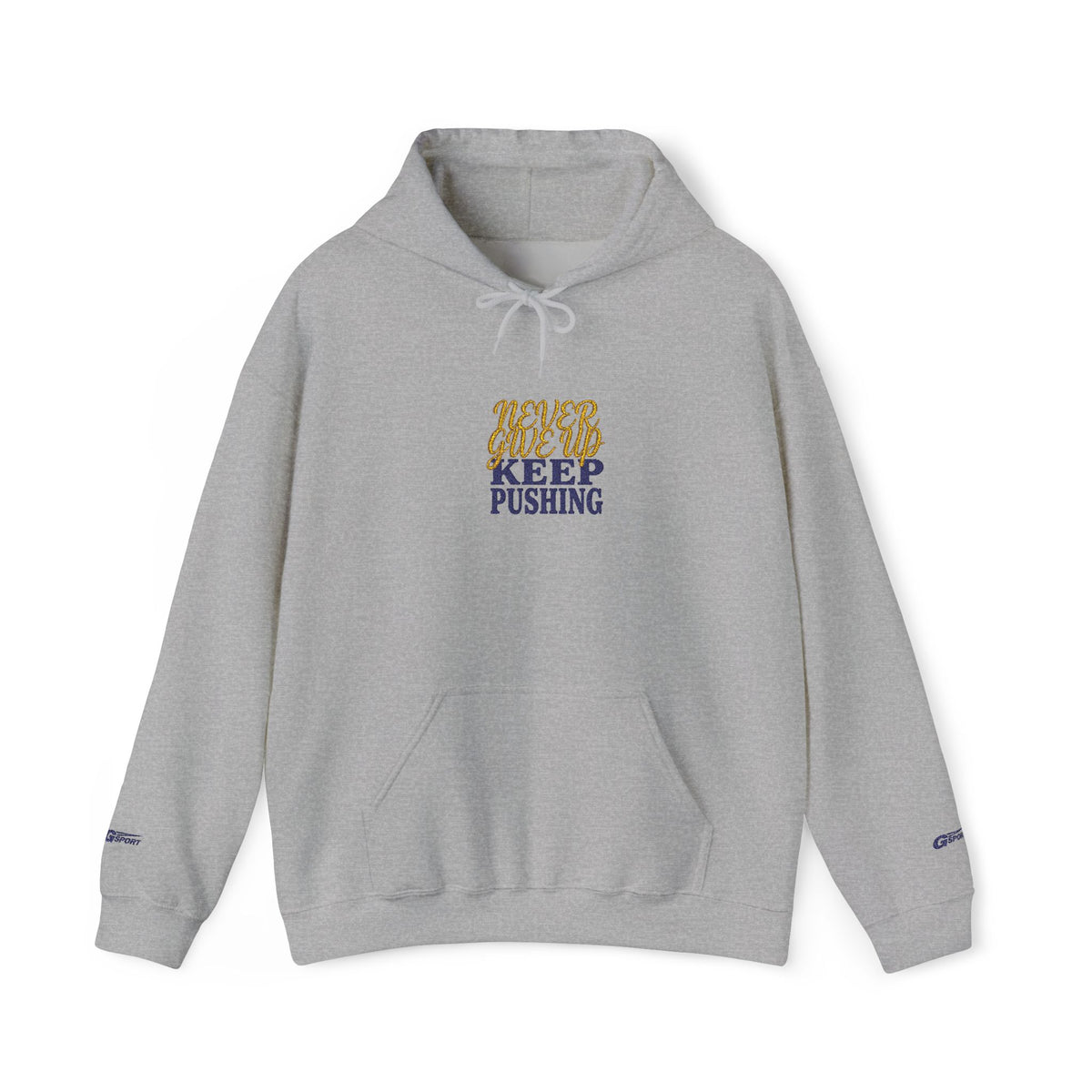 Keep Pushing Tiger Graphic Hoodie | Motivational Streetwear
