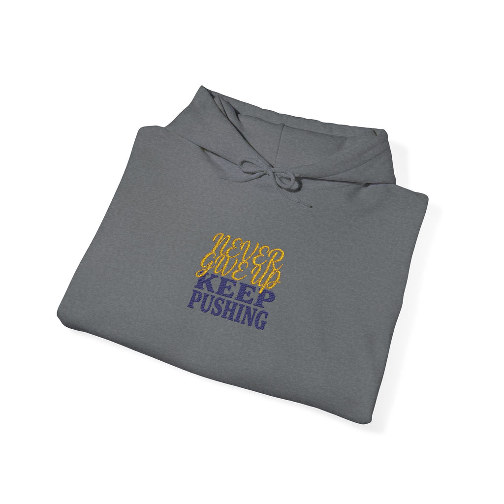 Keep Pushing Tiger Graphic Hoodie | Motivational Streetwear