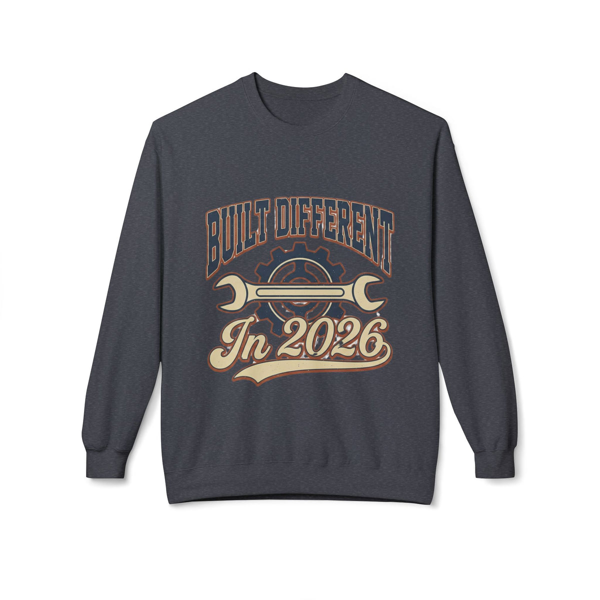 Built Different 2026 Mechanic Sweatshirt | Vintage Garage