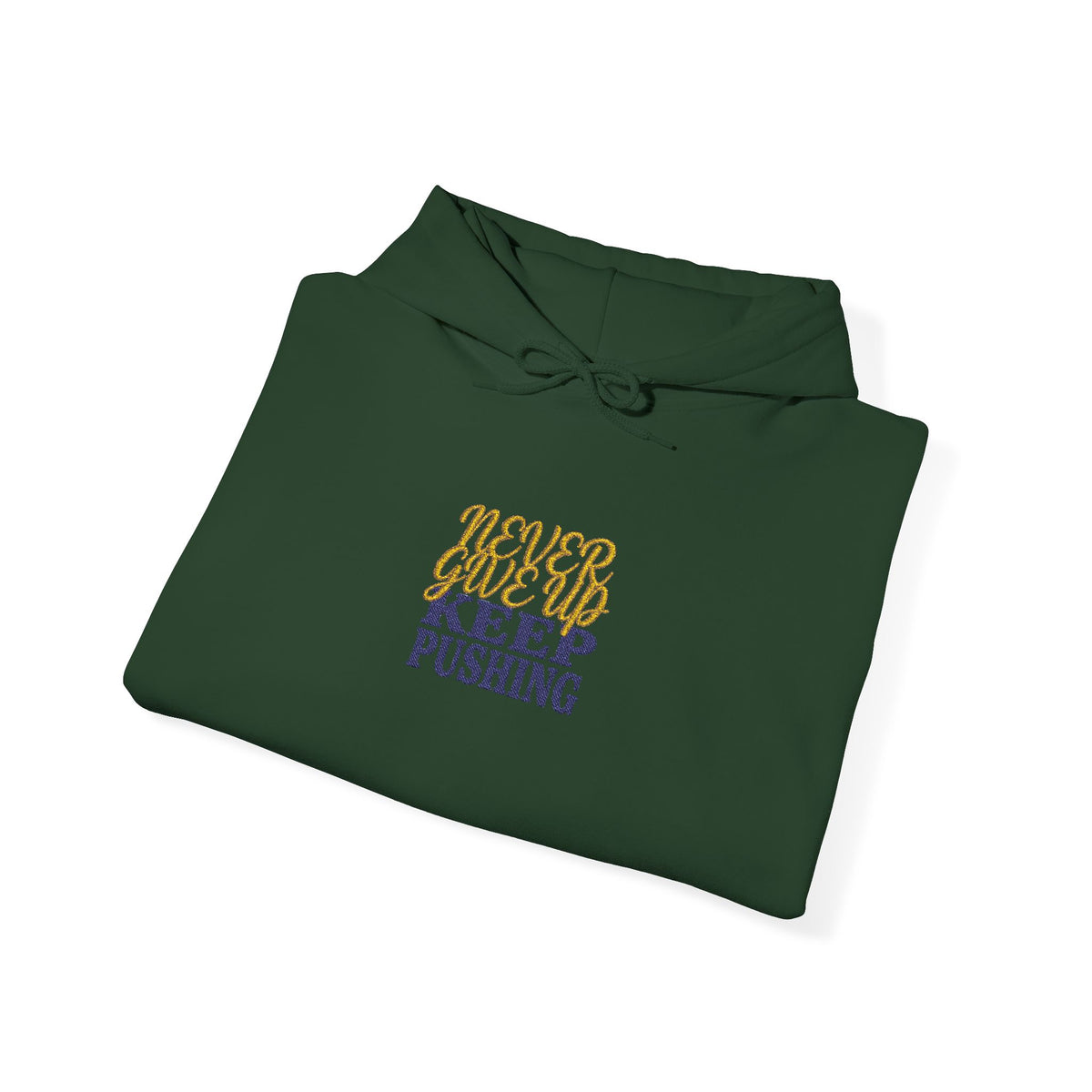 Keep Pushing Tiger Graphic Hoodie | Motivational Streetwear