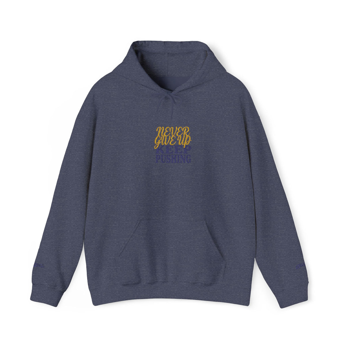 Keep Pushing Tiger Graphic Hoodie | Motivational Streetwear