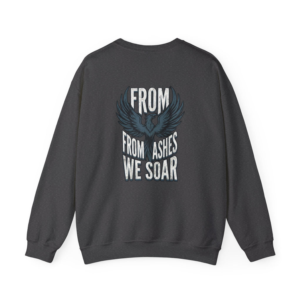 Raven Graphic Sweatshirt | Gothic Streetwear Crewneck