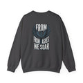 Raven Graphic Sweatshirt | Gothic Streetwear Crewneck