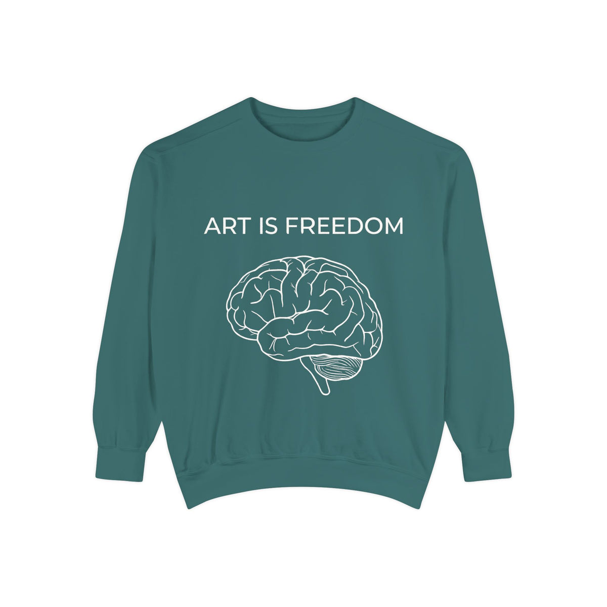 Unisex Garment-Dyed Sweatshirt | Premium Crewneck
