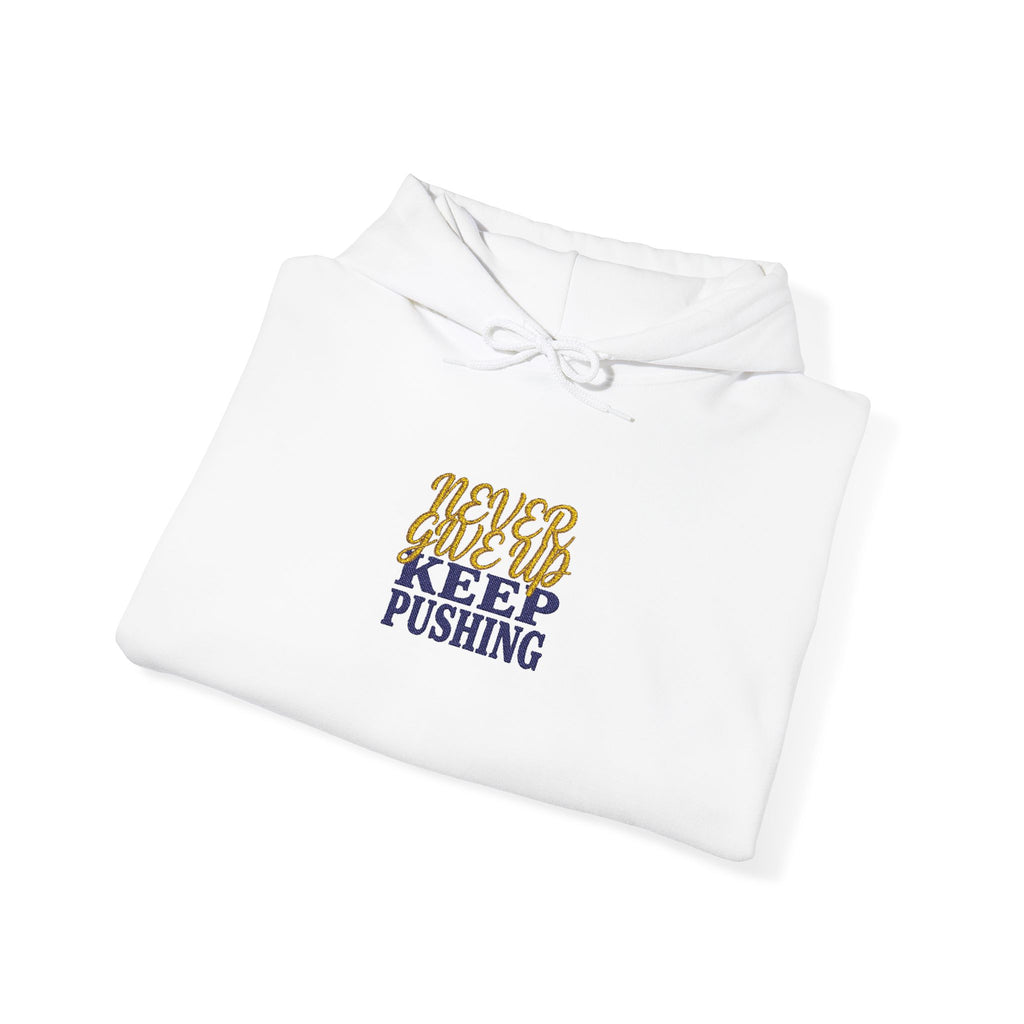 Keep Pushing Tiger Graphic Hoodie | Motivational Streetwear