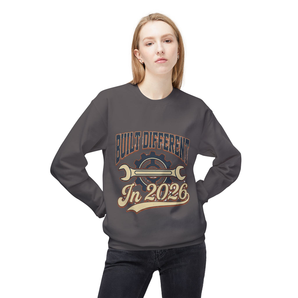 Built Different 2026 Mechanic Sweatshirt | Vintage Garage