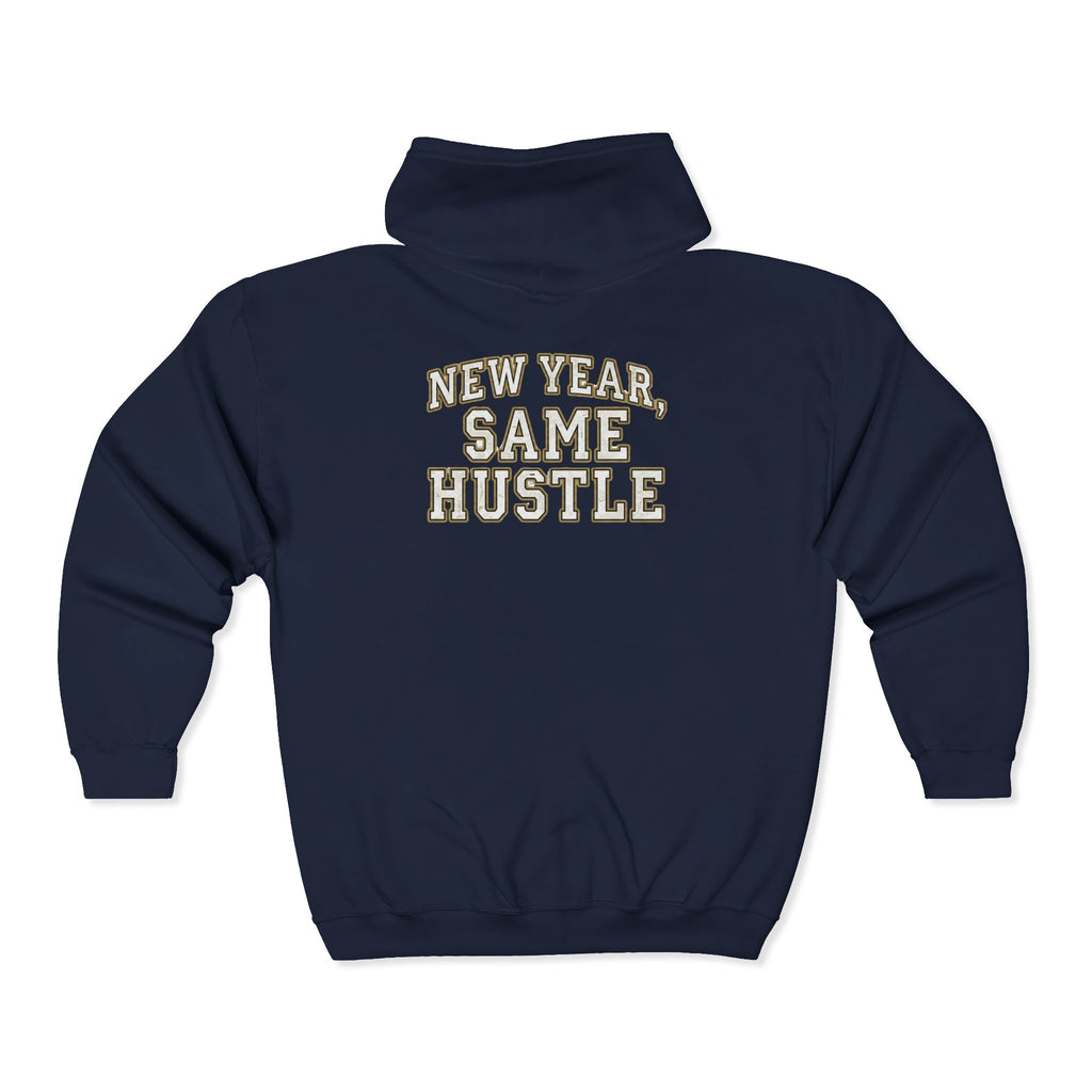 Same Hustle Full-Zip Hoodie | Motivational Streetwear
