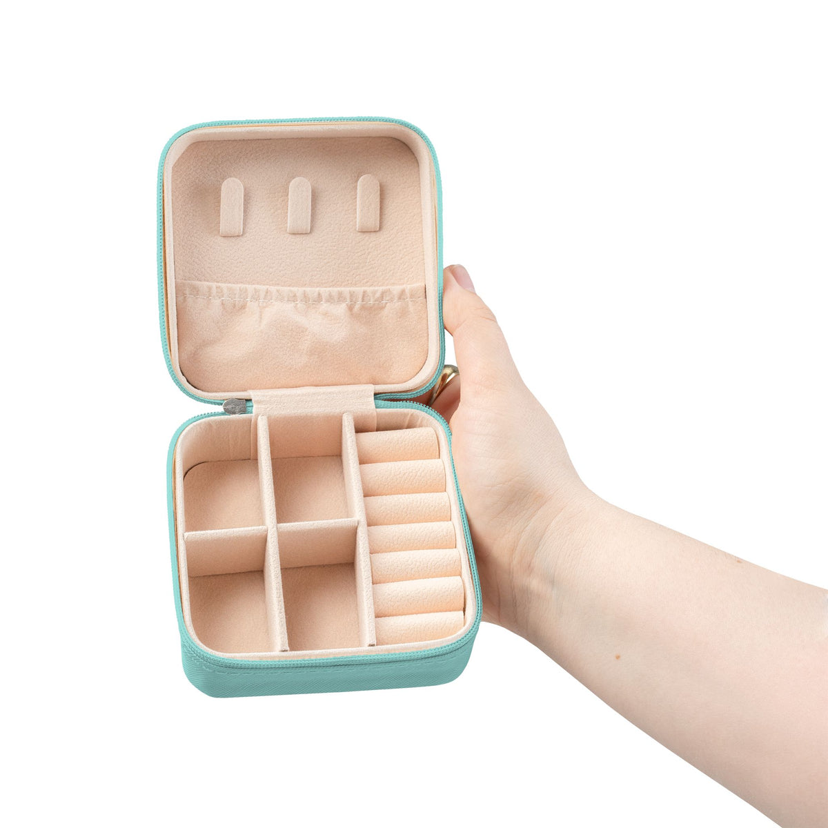 Travel Jewelry Case | Compact Ring & Earring Organizer