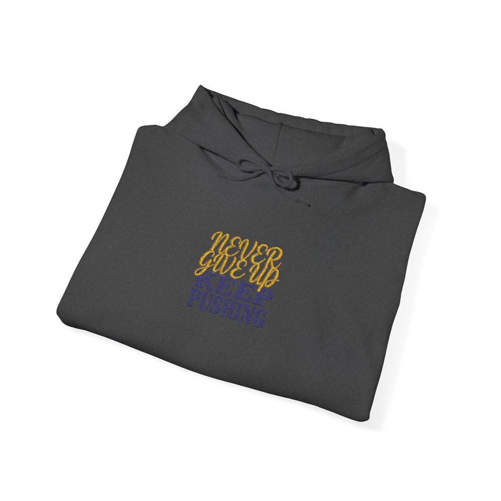 Keep Pushing Tiger Graphic Hoodie | Motivational Streetwear