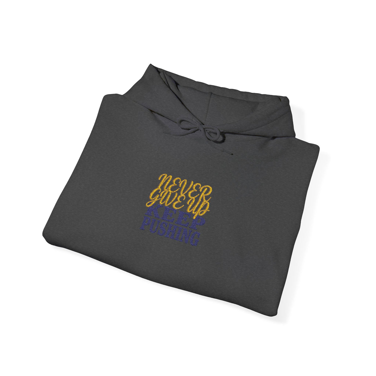 Keep Pushing Tiger Graphic Hoodie | Motivational Streetwear