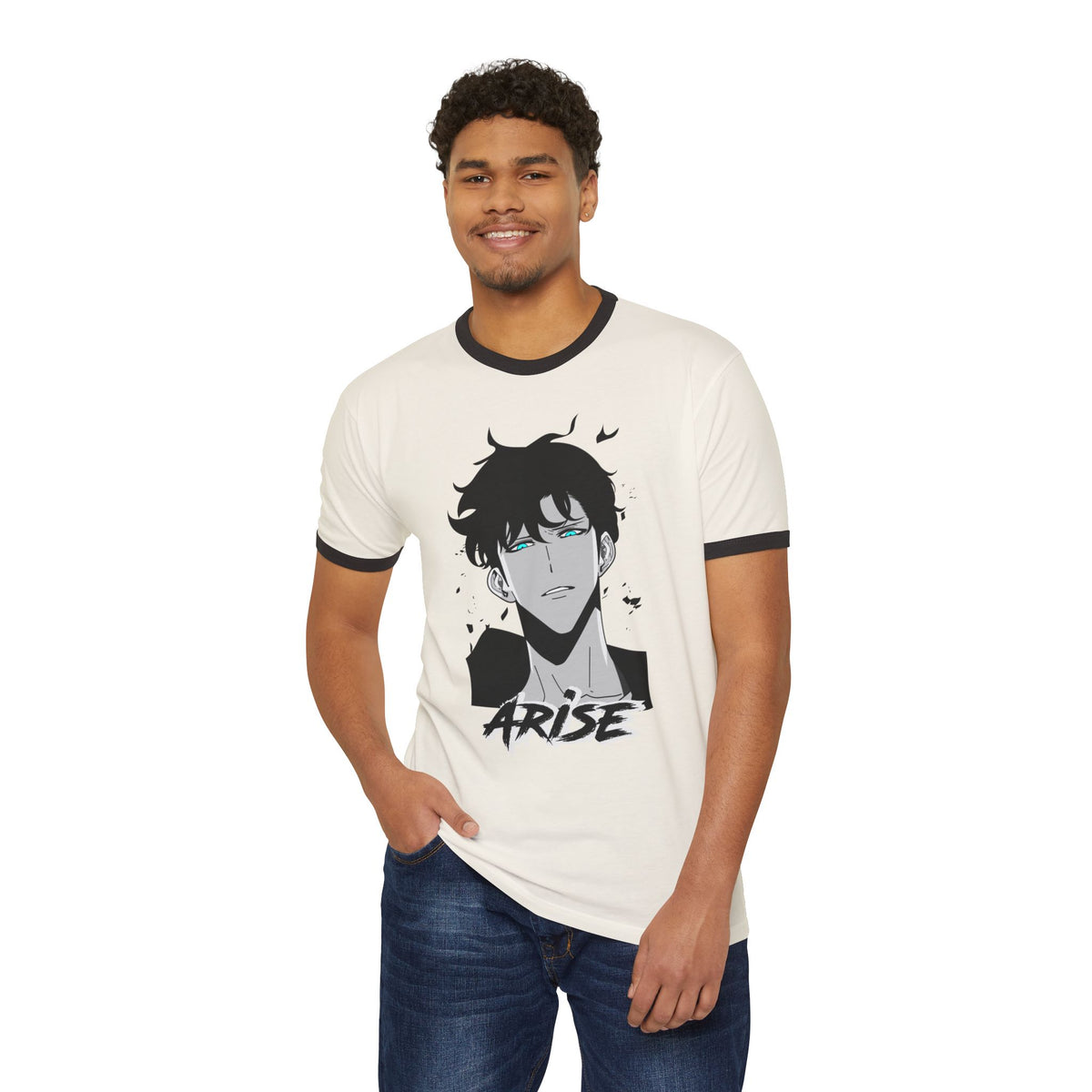 Anime Arise Graphic T-Shirt | Dark Anime Streetwear Tee